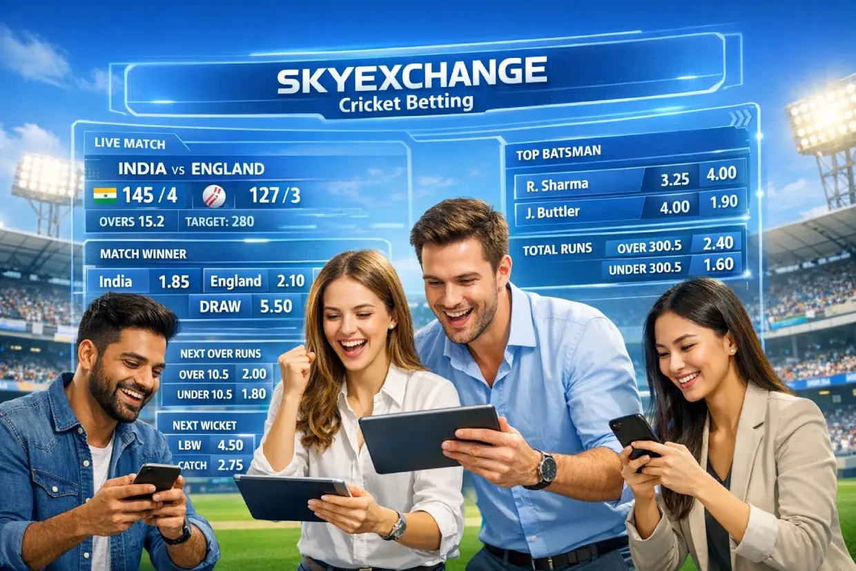 Get Your Online Cricket Betting ID at www.SkyExchLogin.co